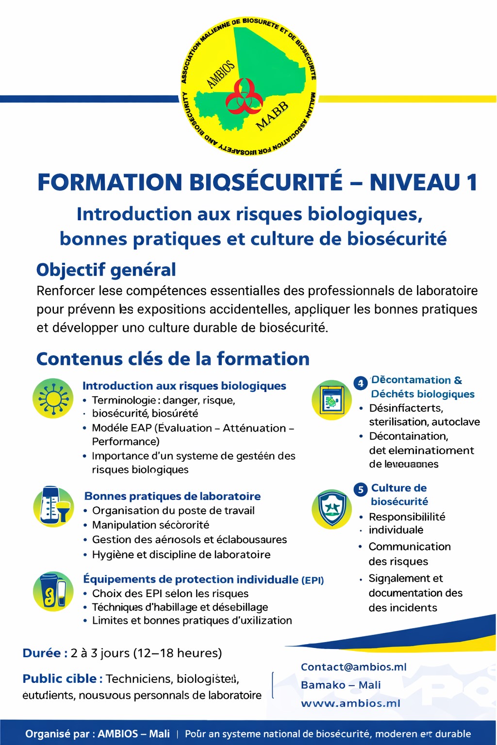 Biosécurité Niveau 1